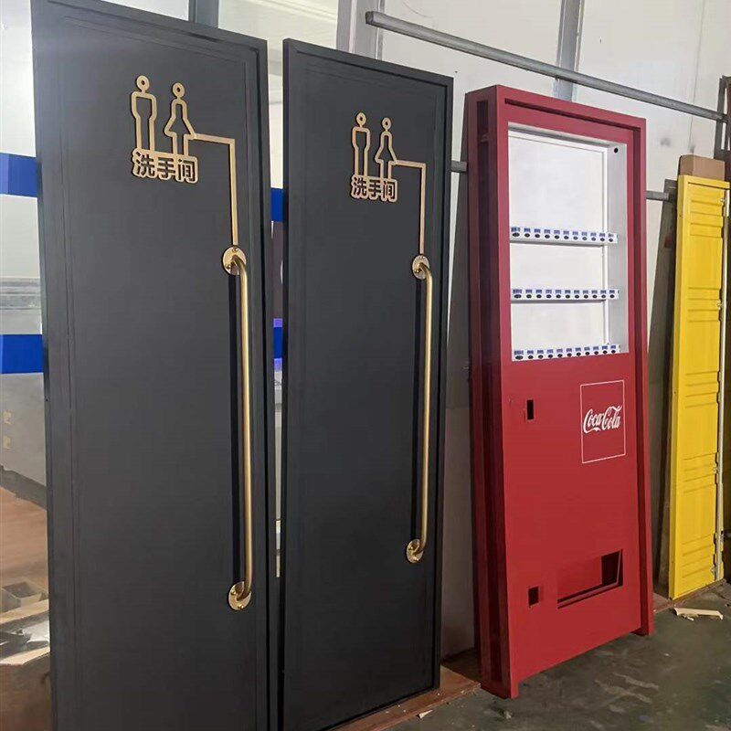 复古铁门酒吧饭厅工业风门创意厕所洗手间门化妆室仓库室内门定制
