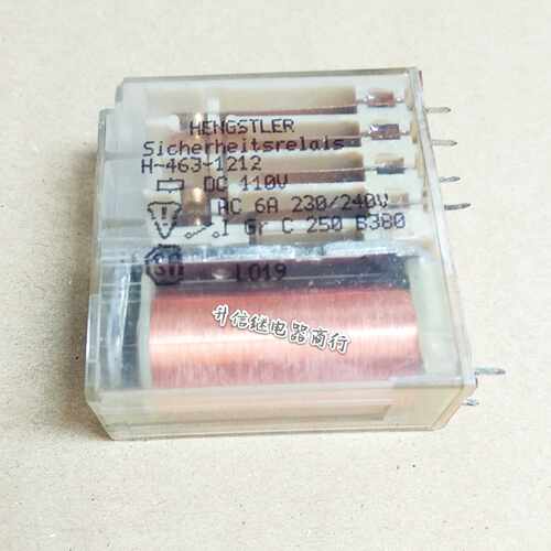 H-463-1212 DC110V 正品亨士乐继电器 6A 10脚 拆机测试好 现货