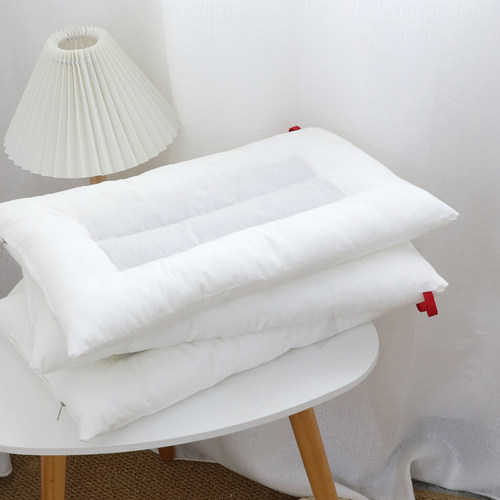 儿童枕头四季双面枕芯小学生幼儿园专用低枕护颈椎定型决明子枕