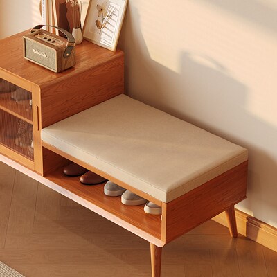 换鞋凳软包定做卡座坐垫屁垫椅子垫夏季入户玄关椰棕乳胶定制垫子