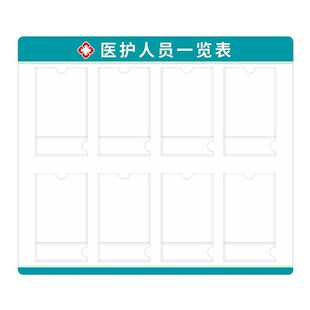 口腔诊所医院科室医务人员一览表形象照片上墙工作岗位值班医生护
