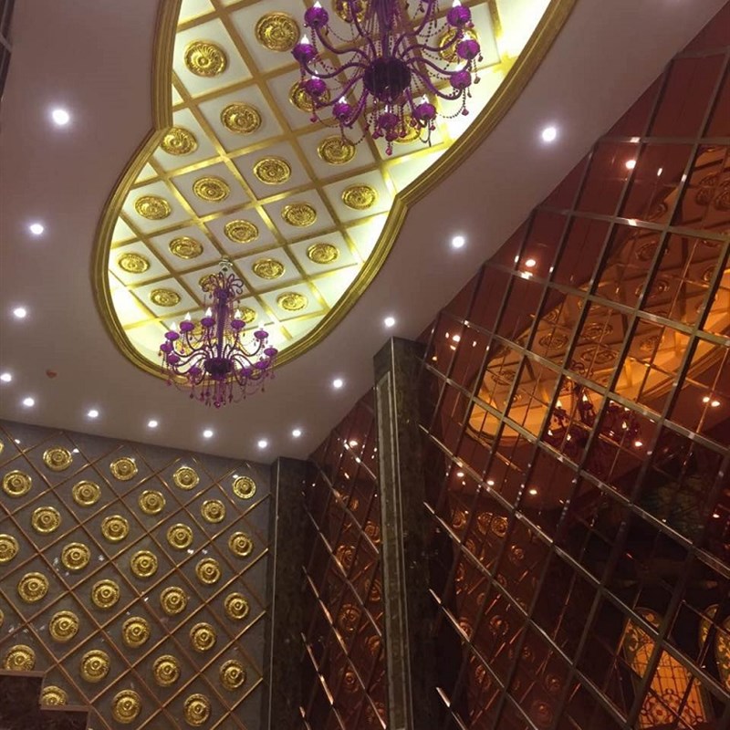 红色水晶吊灯欧式酒店工程大堂宴会厅礼堂灯别墅客厅三层蜡烛灯具