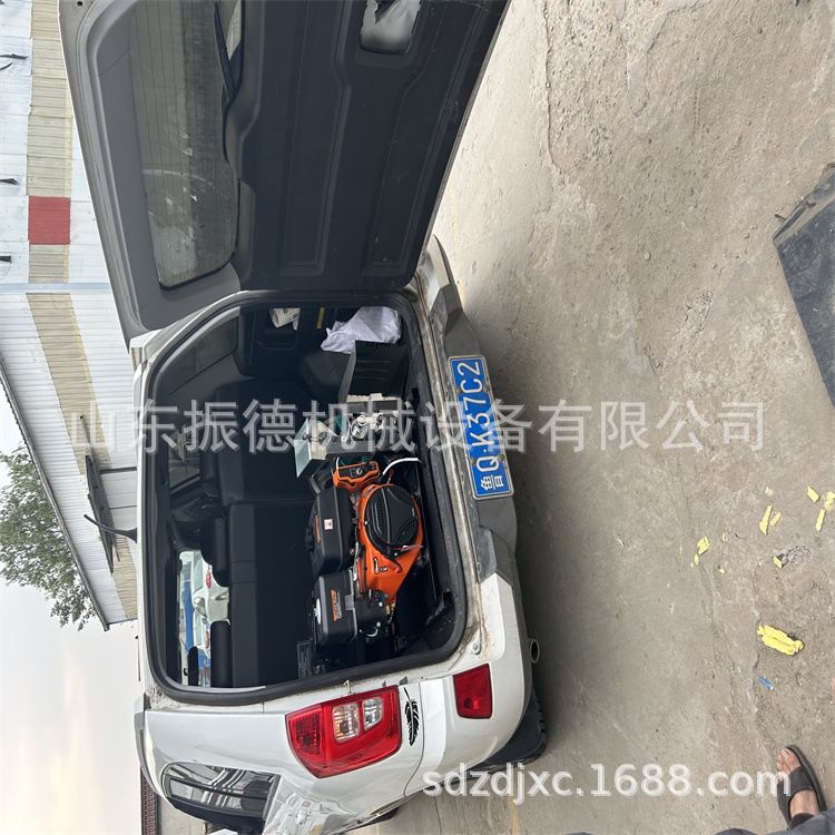 新型玉米空心棒机 面包车杂粮爆花机 振德汽油小型杂粮康乐果机