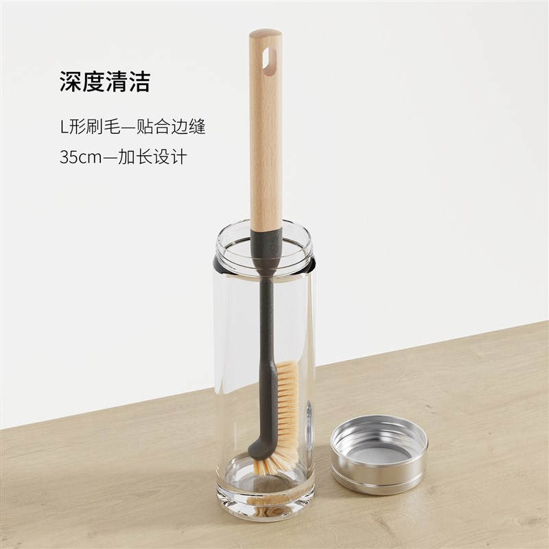 猪鬃杯刷奶瓶刷水杯专用洗杯子破壁机清洗神器保温杯长柄清洁刷子