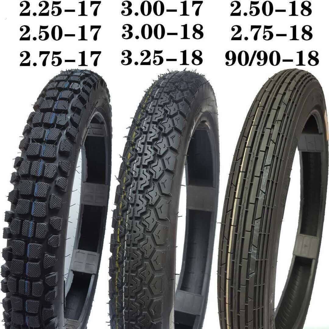 摩托车轮胎2.502.75.00-18-17前外胎后外胎防滑胎胎轮胎耐磨