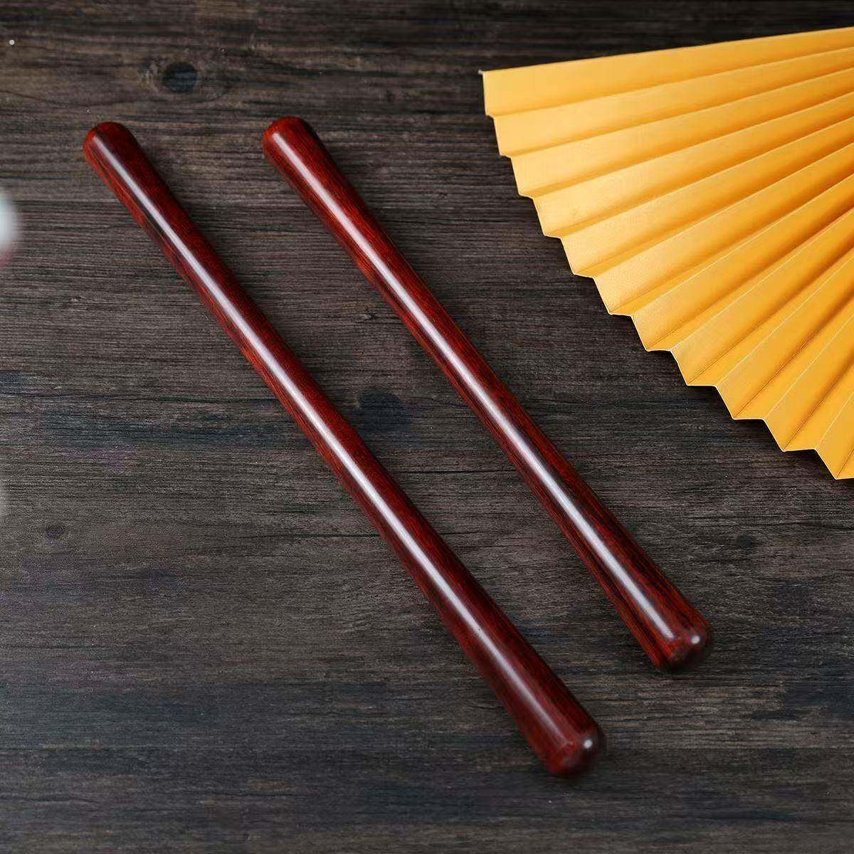 高密紫檀筋骨棒按摩锤檀木按摩经络拍实木赶筋棒点穴拍打后背敲腿