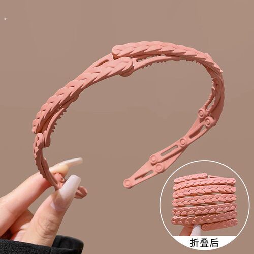 外出旅行伸缩折叠发箍女便携式洗脸发卡碎发整理防滑头饰头箍