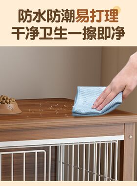 狗笼子木质别墅一室内鸡笼鸡舍跑笼专用泰迪犬金毛带厕所兔笼子