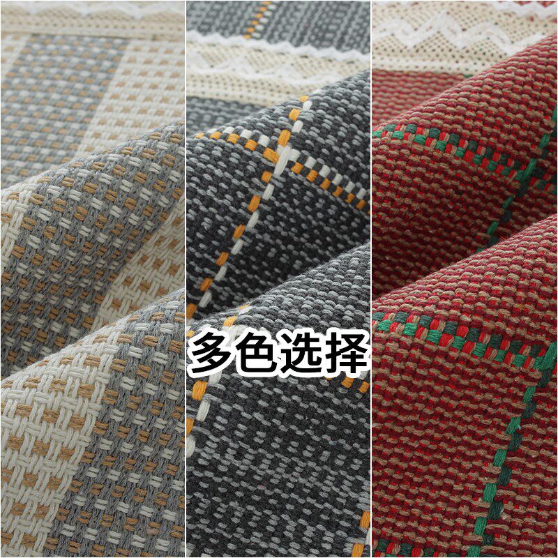 沙发垫棉麻四季通用现代简约粗布布艺沙发坐垫沙发巾防静电可定制