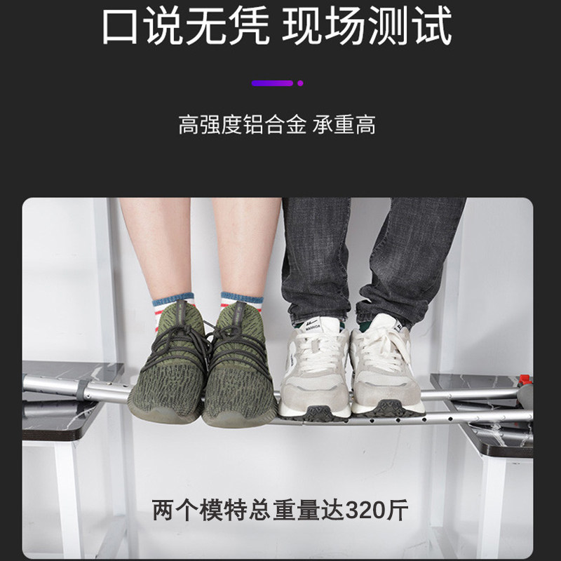 骨折拐杖防滑腋下助步器双拐年轻人老人可调节伸缩铝合金助行拐棍