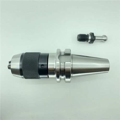 BT40APU一体式钻夹头刀柄50自紧R8炮塔铣床直柄台式钻床16nt3莫氏