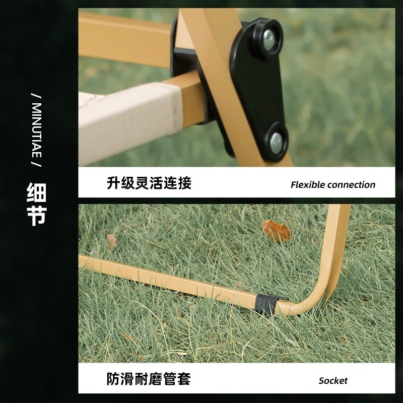 折叠椅户外折叠椅子露营便携克米特椅钓鱼马扎凳沙滩桌椅组合双人图片