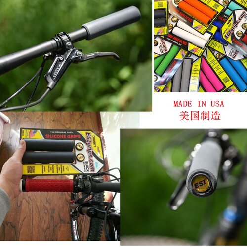 美国原装ESI 矽胶硅胶山地车自行车超轻把套防滑吸震越野手把包邮