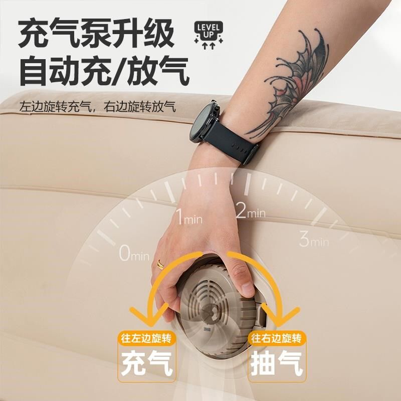 充气沙发懒人自动躺椅可睡可折叠户外野餐躺椅休闲自动气垫露营