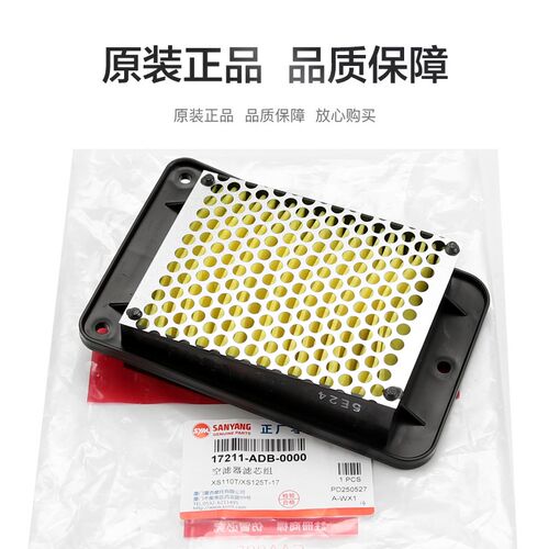 原厂三阳踏板摩托车飞度4/5 fiddle125/150火凤凰FNX空气滤芯空滤