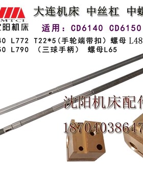 大连机床配件CD6140A CD6150ACDE6140 CDE6150中拖板托板丝杠丝母