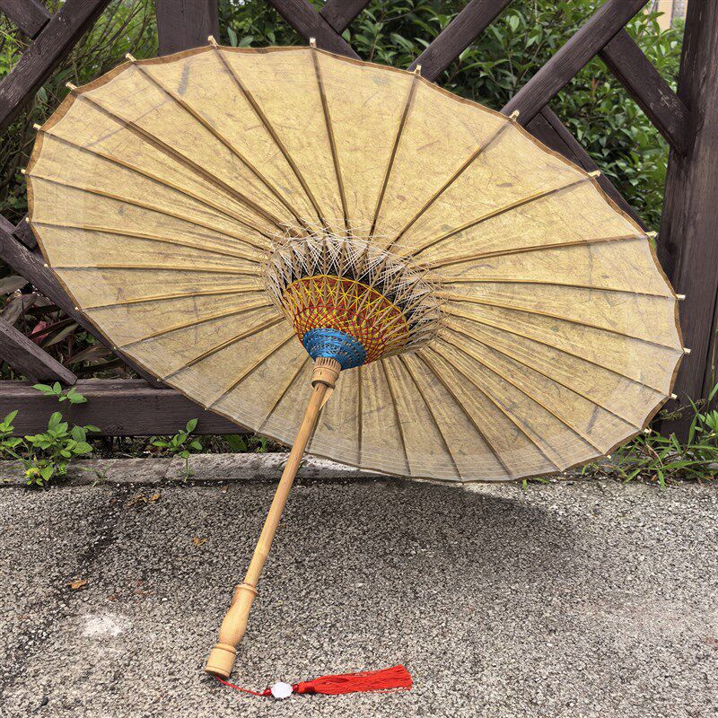 油纸伞手工复古桐油伞古风女防雨防晒实用汉服拍照传统非遗中式伞
