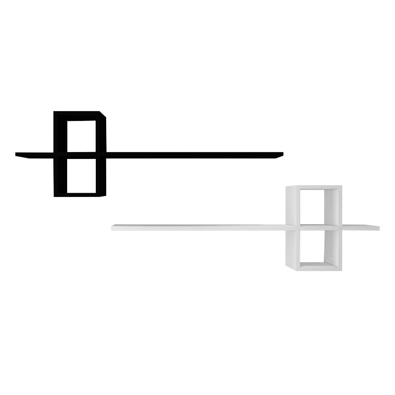 墙上置物架储物架壁挂书架墙面客厅创意格子卧室墙壁隔板装饰架子