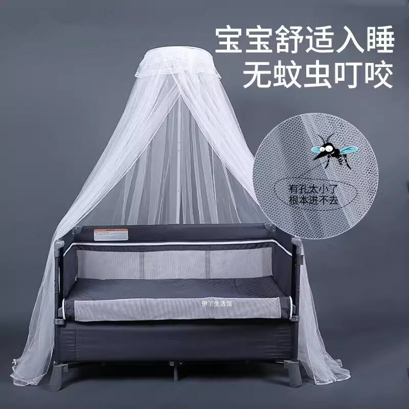 宫廷式蚊帐1.5米专用吊顶落地帐2024年新款蒙古包全罩吊床圆顶夏图片