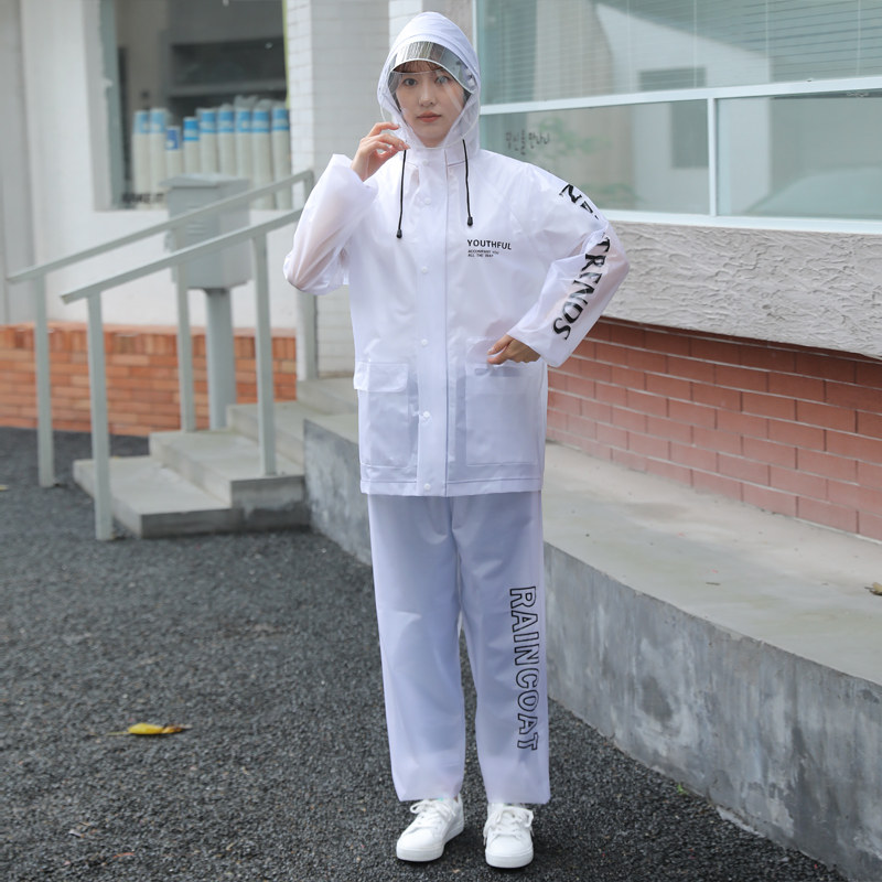 成人雨衣雨裤套装全身防暴雨电动车男女外卖骑行步行分体防水雨披