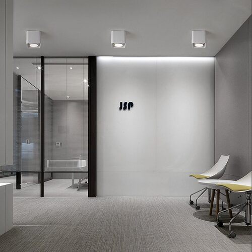 COB科锐双头明装防眩射灯LED单头方形吸顶式天花灯免开孔斗胆灯