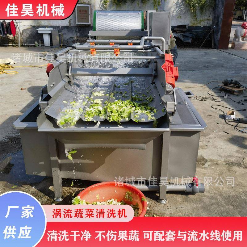 食堂酱腌菜清洗设备莴苣片涡流清洗机全自动变频涡流洗菜机