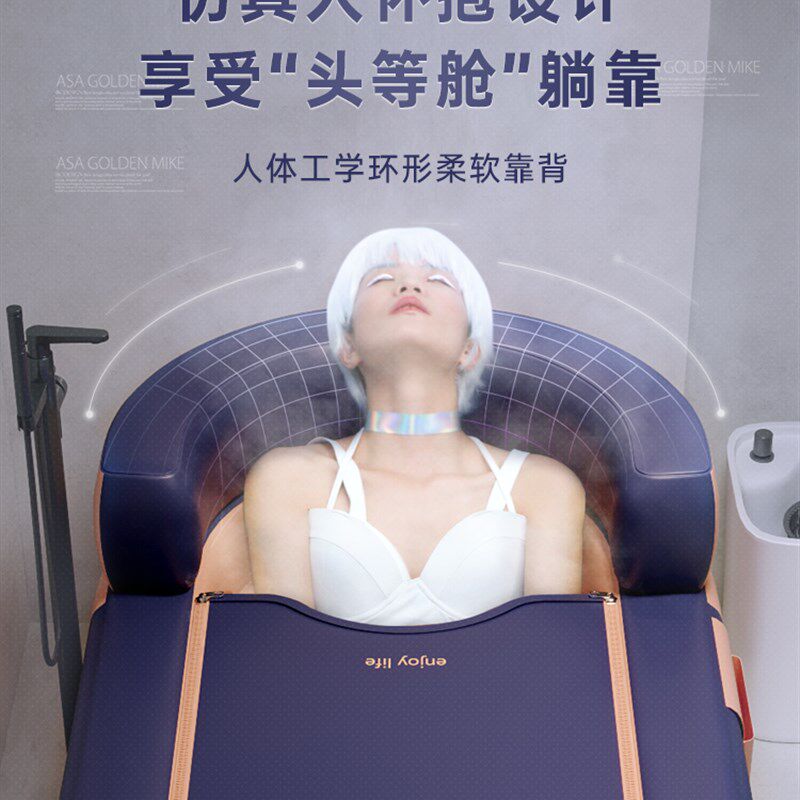 折叠浴缸大人家用成人全身汗蒸洗澡泡澡桶儿童坐浴盆加厚充气浴缸