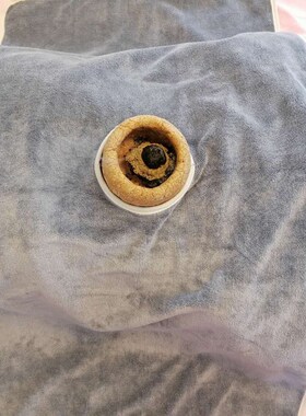 脐灸面碗全麦麸皮面底灸盒制作材料小儿推拿店脐灸灸具面粉厚朴堂