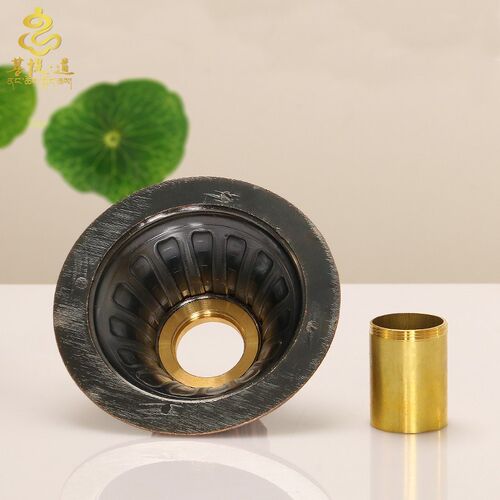 手摇转金筒底座转筒手持转金轮合金桌面摆件藏族转简经底托莲花座