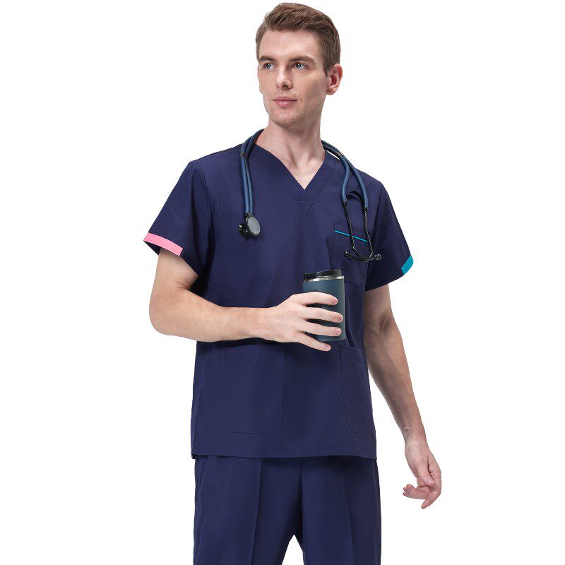 医舒洗手衣刷手服女口腔医生工作服男手术室手术衣涤棉分体套装