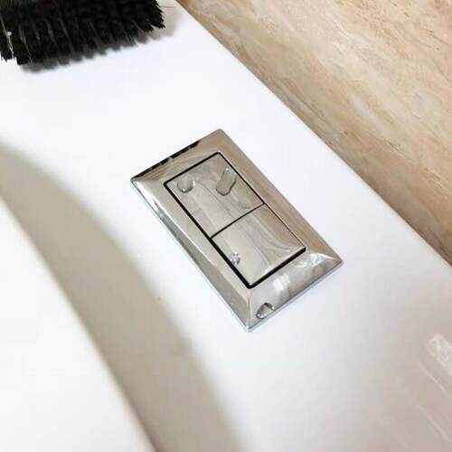 通用压水方形坐便器水箱冲水按钮双按按压器按键开关水箱盖老式
