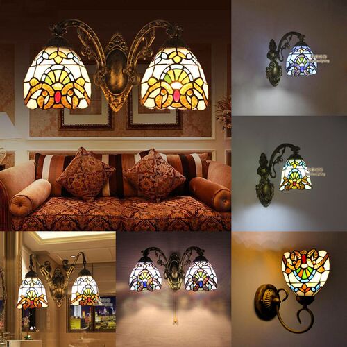 led镜前灯防水防雾浴室卫生间化妆镜灯美式简约阳台玄关走廊壁灯