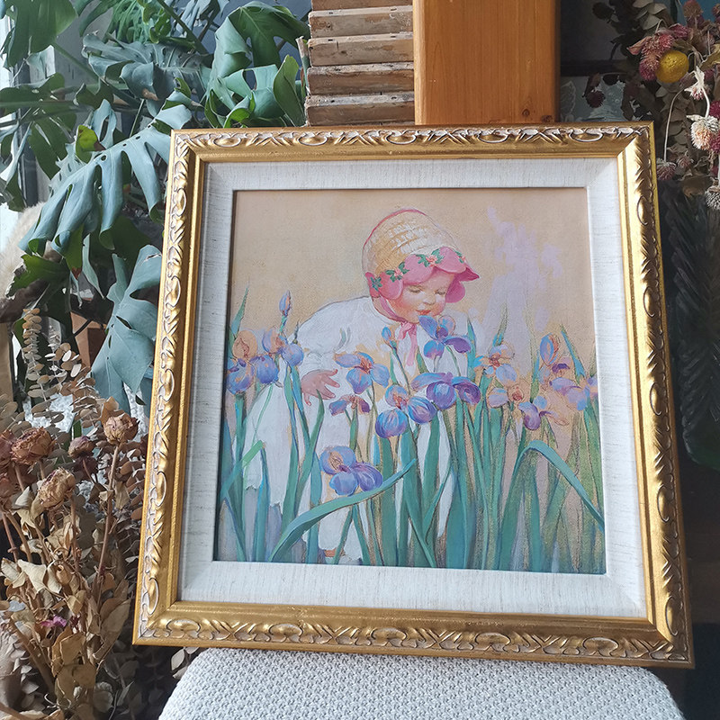 可可的画廊 古典人物油画欧式复古轻奢小众餐厅墙面挂件装饰画