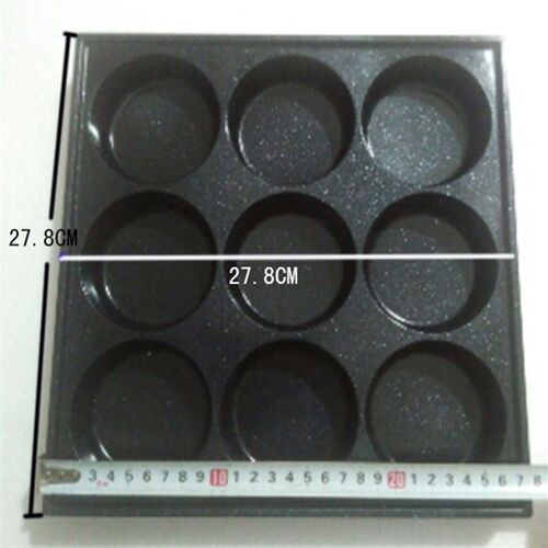 9孔不沾锅鸡蛋汉堡炉模具模板汉堡机鸡蛋汉堡锅单卖汉堡炉模板