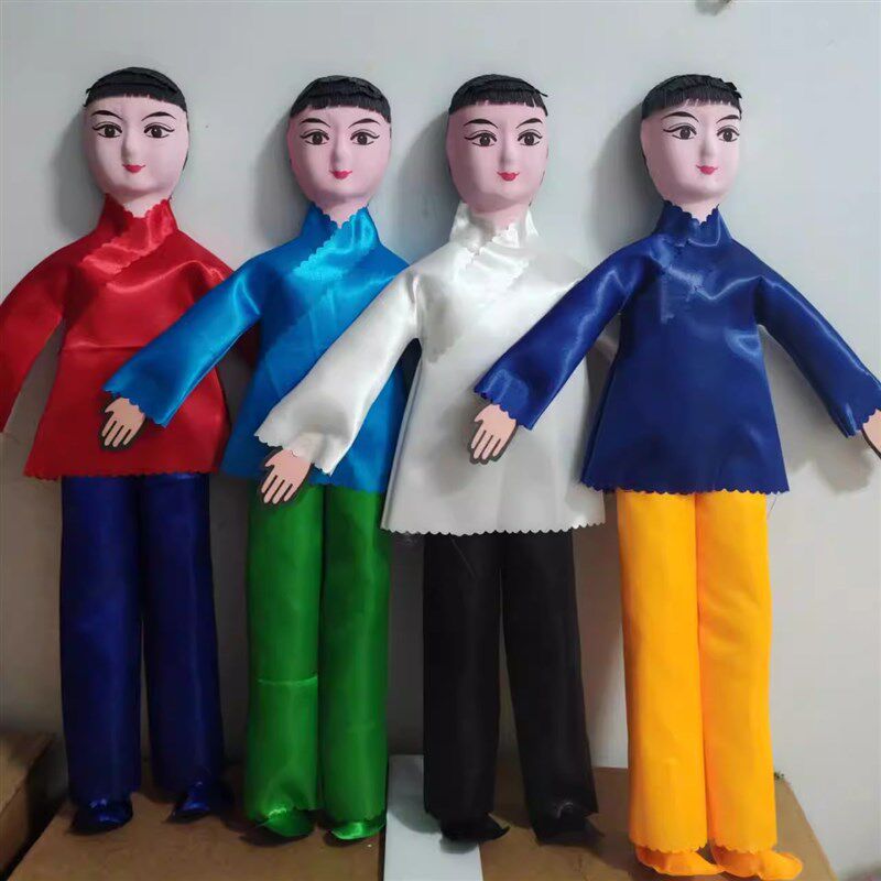 纸人布人童男童女手工艺品影视道具颜色尺寸可定佣人丫鬟成品发货