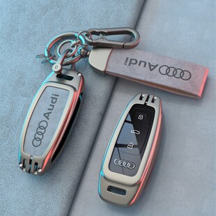 2024款 a4l 奥迪钥匙套a3 a6l q5l q2l a8高档壳扣包男士