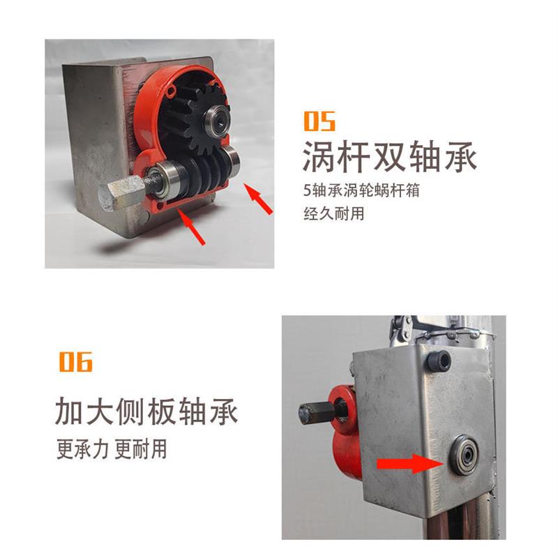 橱柜吊柜升降机移动式加固加厚可折叠不锈钢手电两用衣柜安装神器