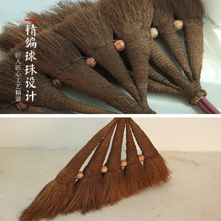 山棕扫把家用清洁卫生神器棕榈扫帚套装矬子簸箕垃圾铲椰棕扫帚刷