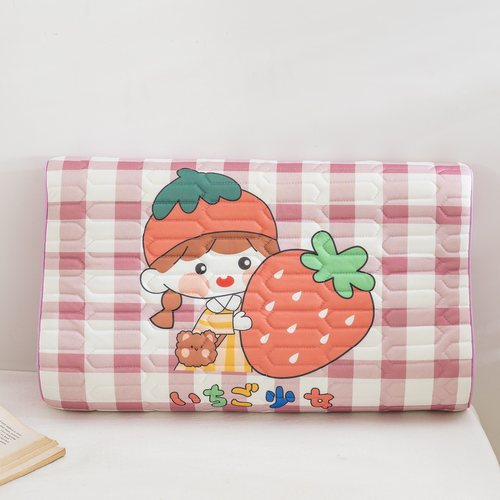 凉感乳胶枕套一对装30x50夏季儿童枕头套单个宝宝记忆枕头内胆套