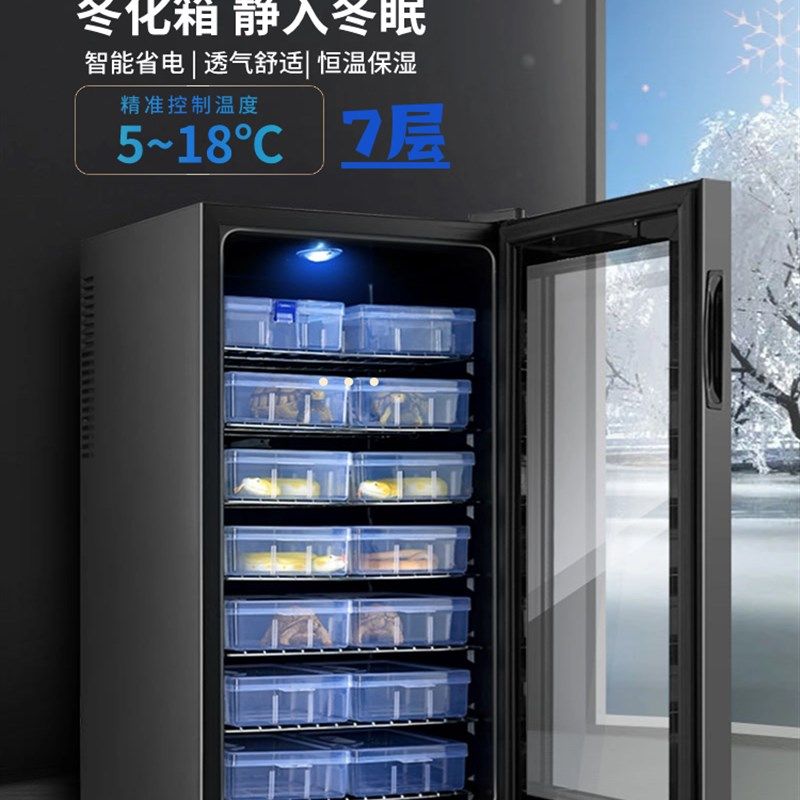 喜玩冬眠箱宠物蛇冬眠乌龟冬化柜守宫蜥蜴爬宠爬虫家用5~18冬眠