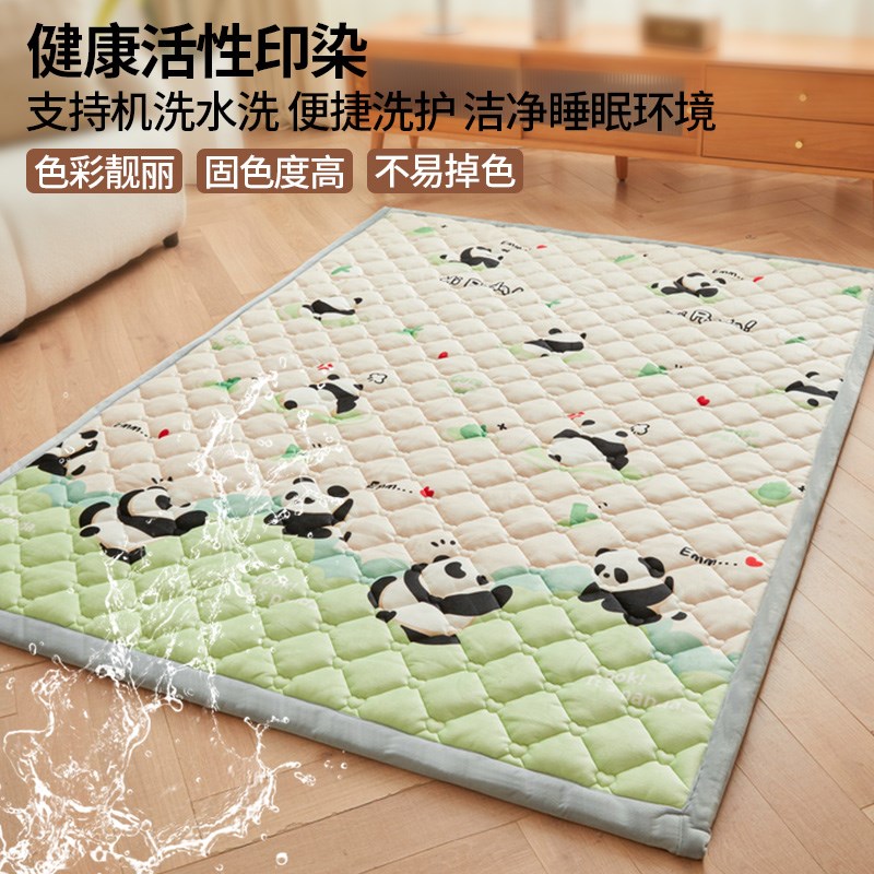 冬季客厅加厚地毯儿童玩耍宝宝爬行垫睡觉打地铺秋冬卧室床边地垫