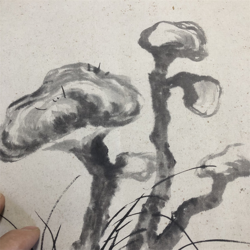 清代 恽寿平花卉图长卷名家水墨写意花鸟图临摹学习画稿素材微喷