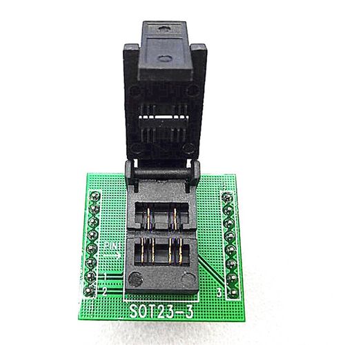 贴片三极管测试座 SOT23 3脚 1.778MM脚距 2.66MM双位体宽测试座