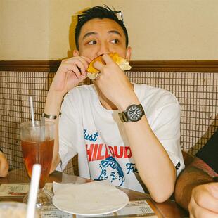 Chill Lets Dude 美式 TEE恤 DAKYAM 复古三文治小孩头像短袖 达人