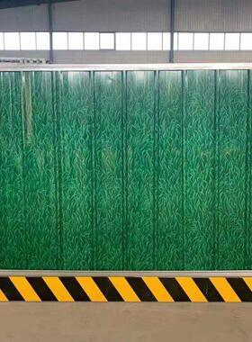 彩钢围档工程施工建筑工地临时围墙小草市政道路隔离铁皮钢结构