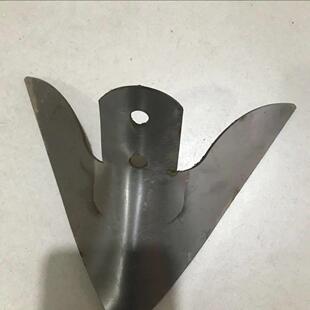 微耕机耘锄配件65锰钢犁尖松土开沟豁子支臂犁铧勾子农用专用机械