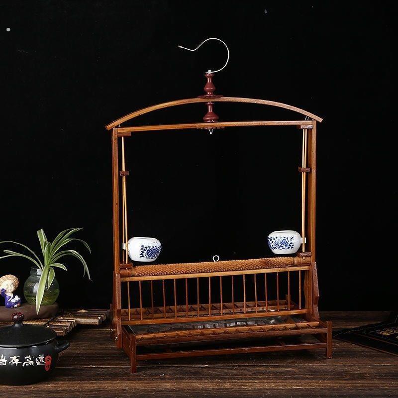 纯手工紫竹子站架鹦鹉站架伯劳八哥画眉玄凤绣眼颠颏站架站杠