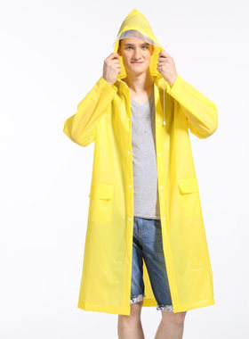 塑料雨衣长款全身防暴雨女时尚便携户外徒步大人防水雨披男性单人
