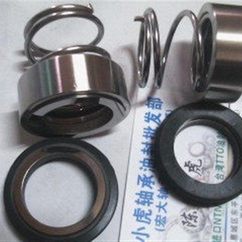120-25 双合金接触面氟胶不锈钢水封动环内径25静环外径41毫米