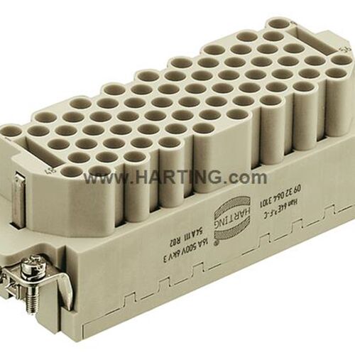 harting浩亭 Han64 EEE-F 64芯 重载连接器压接 母头09320643101